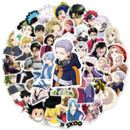 50PCS Riman Collection Sticker Personality Graffiti Laptop Skateboard Mobile Phone Gift Toy Waterproof Sticker