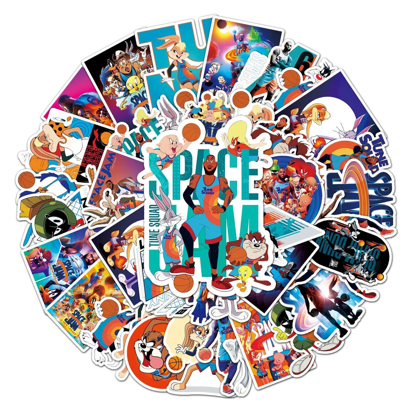 50PCS Animated Film Air Dunk Cartoon Graffiti Waterproof Sticker Suitcase Notebook Skateboard Refrigerator Helmet