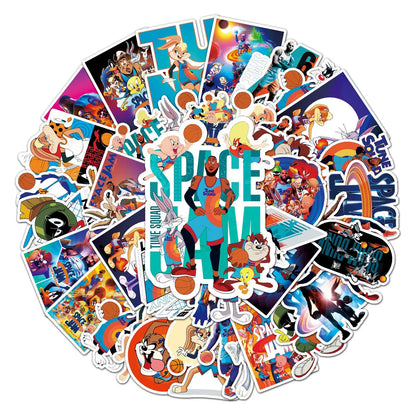 50PCS Animated Film Air Dunk Cartoon Graffiti Waterproof Sticker Suitcase Notebook Skateboard Refrigerator Helmet