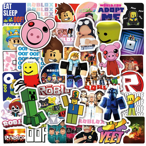 50PCS New Robles Game Personalized Graffiti Sticker Trolley Case Notebook Cup Waterproof Skateboard Refrigerator