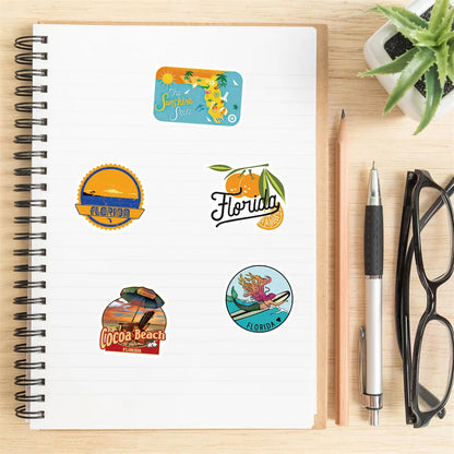 50PCS Classic Logo Personality Graffiti Laptop Guitar Motorcycle Luggage Skateboard Bike Waterproof Sticker
