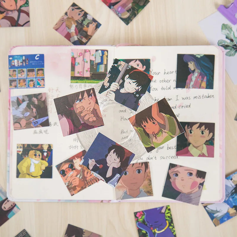 50pcs Japanese Animation Hayao Miyazaki Animation Graffiti Sticker Waterproof Sticker
