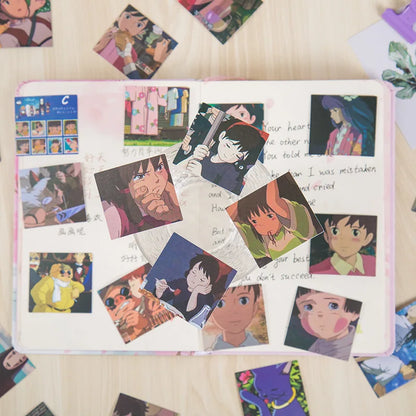 50pcs Japanese Animation Hayao Miyazaki Animation Graffiti Sticker Waterproof Sticker