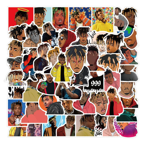 50PCS   SingerJuiceWrld Personalized Graffiti Waterproof Sticker Suitcase Notebook Refrigerator Skateboard Helmet
