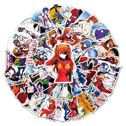 50PCS Riman New Century Gospel Soldier Graffiti Waterproof Sticker Suitcase Notebook HelmetRefrigeratorSkateboard
