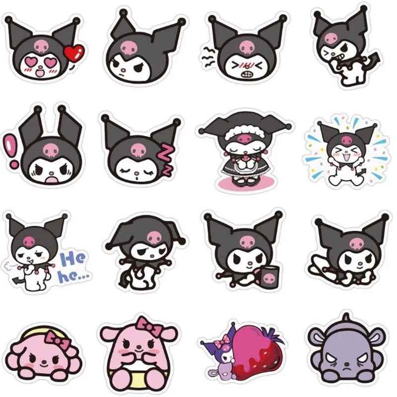 50PCS Cool Lome Anime Cute Girl Cartoon Graffiti Laptop Skateboard Guitar Car Waterproof Sticker