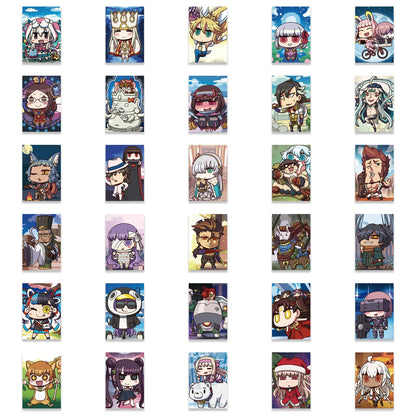 50PCS Fate Game Series Sticker Animation Graffiti Waterproof Sticker SuitcaseNotebook Refrigerator Skate board Helmet