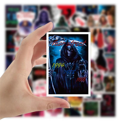 50PCS New American Drama Fear Street Graffiti Sticker Waterproof Luggage Laptop Scooter Water Cup Sticker
