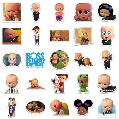 50PCS Cartoon Film Baby Boss Graffiti Waterproof Sticker Suitcase Notebook Refrigerator Skateboard WaterCupHelmet