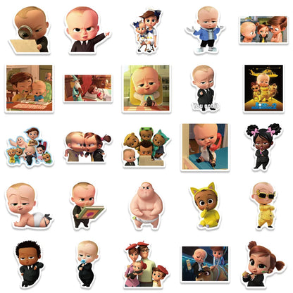 50PCS Cartoon Film Baby Boss Graffiti Waterproof Sticker Suitcase Notebook Refrigerator Skateboard WaterCupHelmet