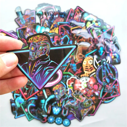 50PCS Avengers Personalized Decoration Luggage Notebook Stickers Motorcycle Mobile Phone Water Cup Stickers