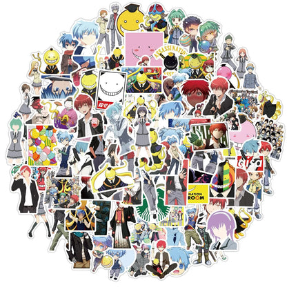 50PCS Animation Assassination Classroom Graffiti Waterproof Sticker Suitcase Notebook Mobile Phone WaterCupHelmet