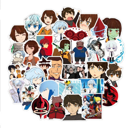50 pieces of cartoon and anime character Tower of the Gods decorative style graffiti stickers, personalized, fashionable and creative DIY exquisite decorative decal cups, helmets, skateboard popular stickers