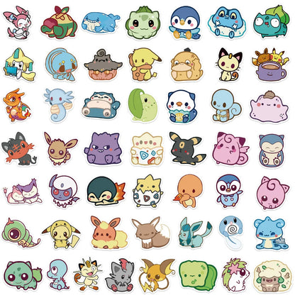 50PCS Cute Cartoon Elf Baby Graffiti Sticker Helmet Skateboard Notebook Guitar Bike Gift Toy Sticker