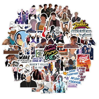 50PCS   TVSeries Julie and Phantom Boy Graffiti Waterproof Sticker Suitcase Notebook Refrigerator Helmet Water Cup