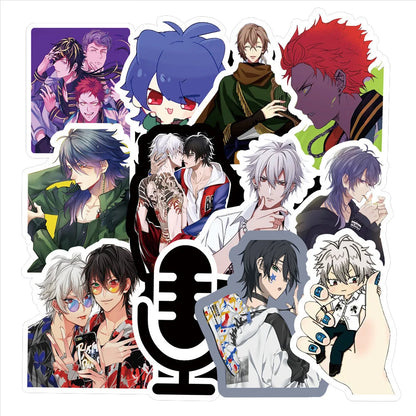 50PCS Anime Hypnosis Microphone Graffiti Guitar Skateboard Luggage Notebook Waterproof Helmet Gift Toy Sticker