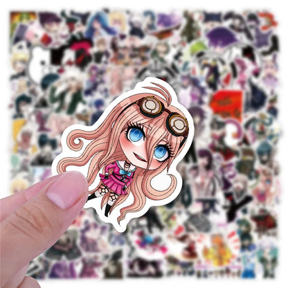50PCS new projectile breaking theory anime graffiti stickers mobile phone skateboard luggage notebook water cup stickers