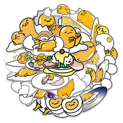 50PCS    LazyEgg Cartoon Animation Cute Graffiti Waterproof Sticker Suitcase Notebook Refrigerator Water Cup Helmet
