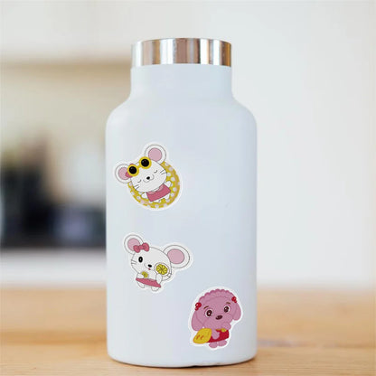 50PCS Pink Animal League Graffiti Notebook Computer Skateboard Guitar Water Cup Waterproof Decorative Sticker