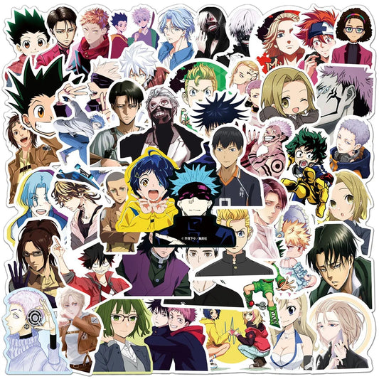 50PCS Riman Collection Sticker Personality Graffiti Laptop Skateboard Mobile Phone Gift Toy Waterproof Sticker
