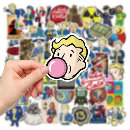 50PCS     FalloutGame Graffiti Waterproof Sticker Suitcase Notebook Skateboard Refrigerator Stationery Box Water Cup