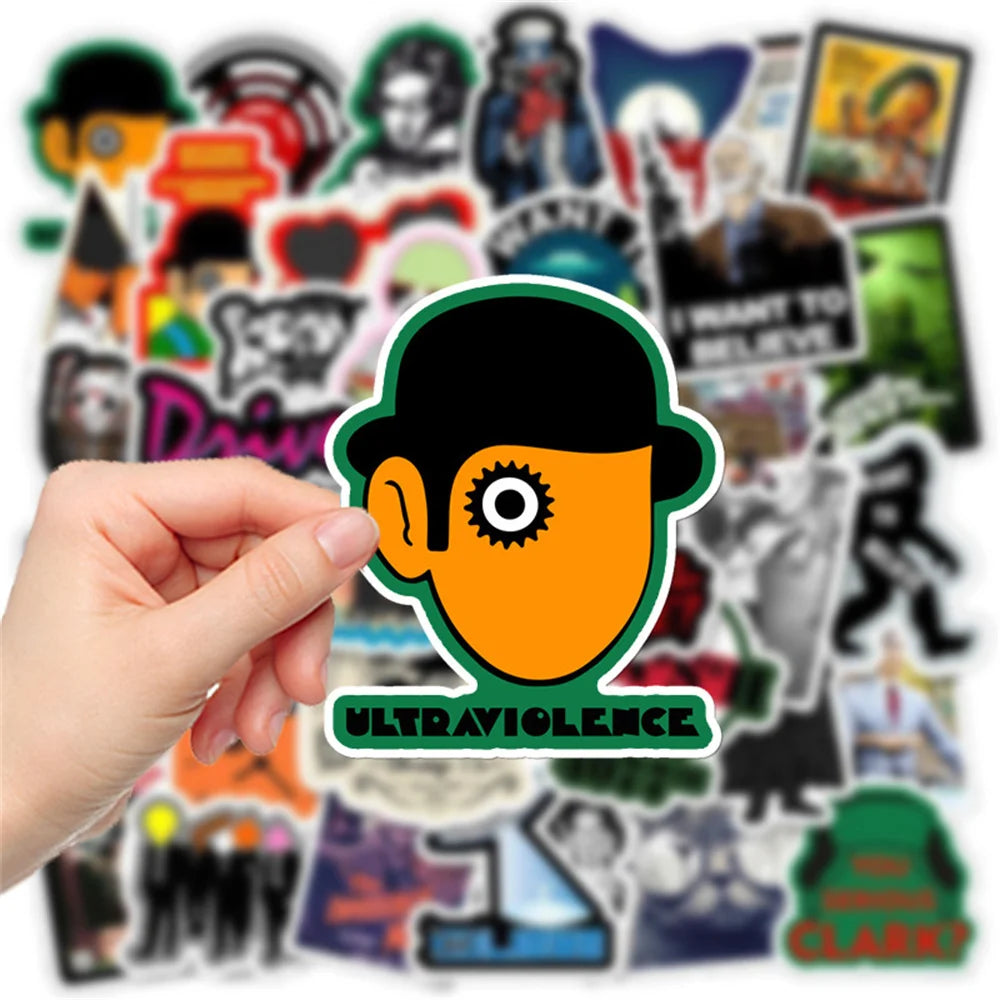 50PCS Classic Movie Pop Personalized Graffiti Waterproof Sticker Suitcase Notebook Skateboard Refrigerator Helmet