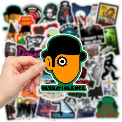 50PCS Classic Movie Pop Personalized Graffiti Waterproof Sticker Suitcase Notebook Skateboard Refrigerator Helmet