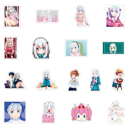 50PCS Eromanga sensei Cute Stickers Anime Graffiti Scrapbook Luggage Scooter Laptop Gift Toys PVC Stickers