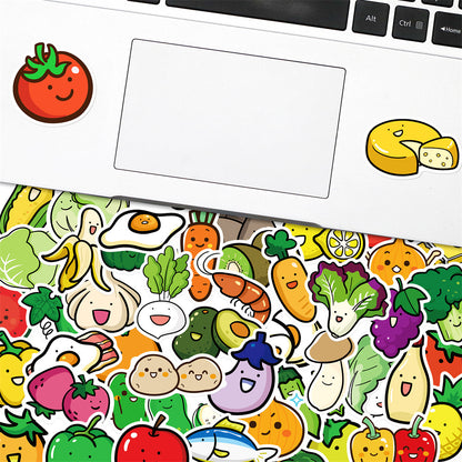 50PCS Infant Food Semiotics Stickers - Weaning Culture Decals for Maternal Anxiety Maps, Puree Politics Journals & First Bite Archives