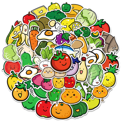 50PCS Infant Food Semiotics Stickers - Weaning Culture Decals for Maternal Anxiety Maps, Puree Politics Journals & First Bite Archives