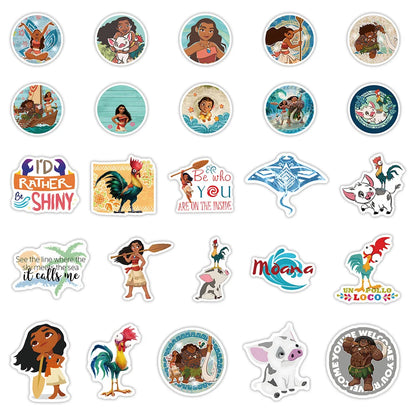 50PCS cartoon animation Ocean Fate graffiti stickers, personalized fashion and creative trend decorative exquisite decal toy skateboard water cup helmet guitar popular stickers
