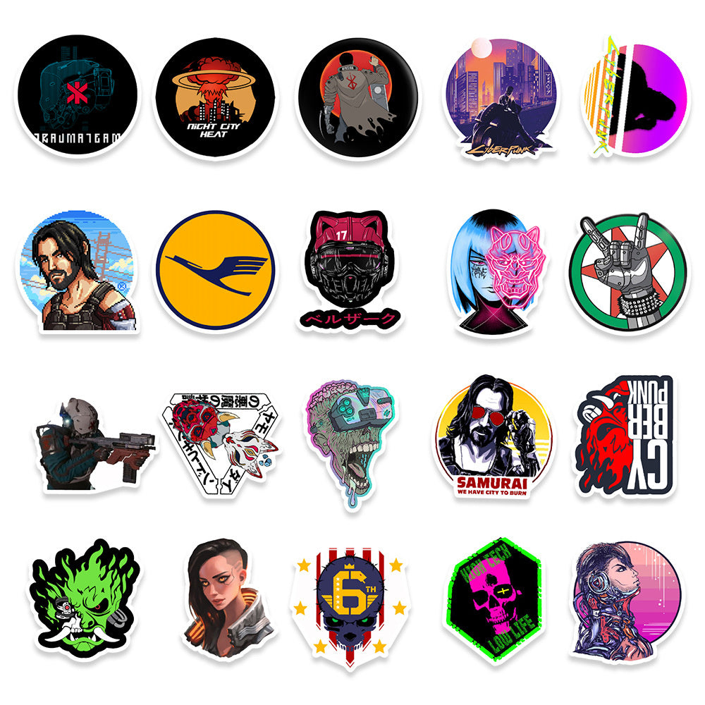 50PCS Game Character Stickers - Video Game Decals for Laptops, Controllers, Water Bottles & Gamer Gifts