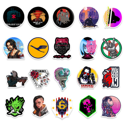 50PCS Game Character Stickers - Video Game Decals for Laptops, Controllers, Water Bottles & Gamer Gifts
