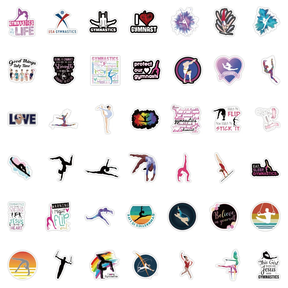 100PCS Kinesthetic Geometry Stickers - Anatomical Poetics Decals for Body Schema Maps, Movement Linguistics & Corporeal Consciousness Journals
