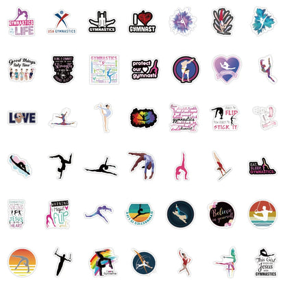 100PCS Kinesthetic Geometry Stickers - Anatomical Poetics Decals for Body Schema Maps, Movement Linguistics & Corporeal Consciousness Journals