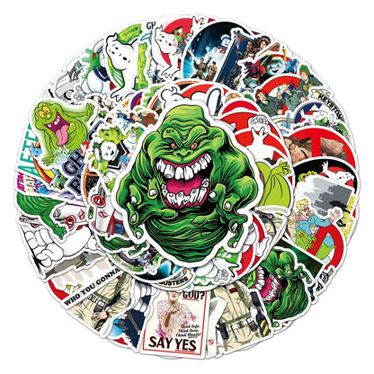50PCS American Drama Ghostbusters Graffiti Stickers Stickers DIY Skateboard Water Cup Suitcase Stickers