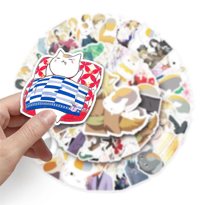 50PCS Cartoon Natsume Friends Book Anime Series Exquisite Graffiti For Guitar Suitcase Laptop Ipai Sticker