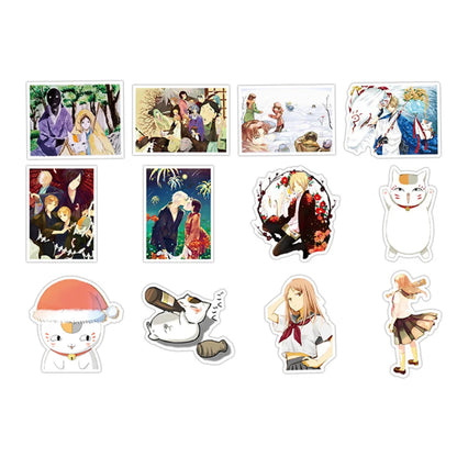 50PCS Anime Natsume’s Book of Friends Cute Spot Stickers Water Cup Luggage Laptop iPad Skateboard PVC Decoration