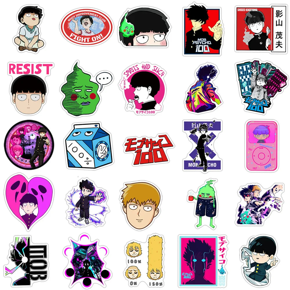 50PCS Riman Psionic 100% Graffiti Waterproof Sticker Personality Creative Trend Decal Skateboard Water Cup Guitar