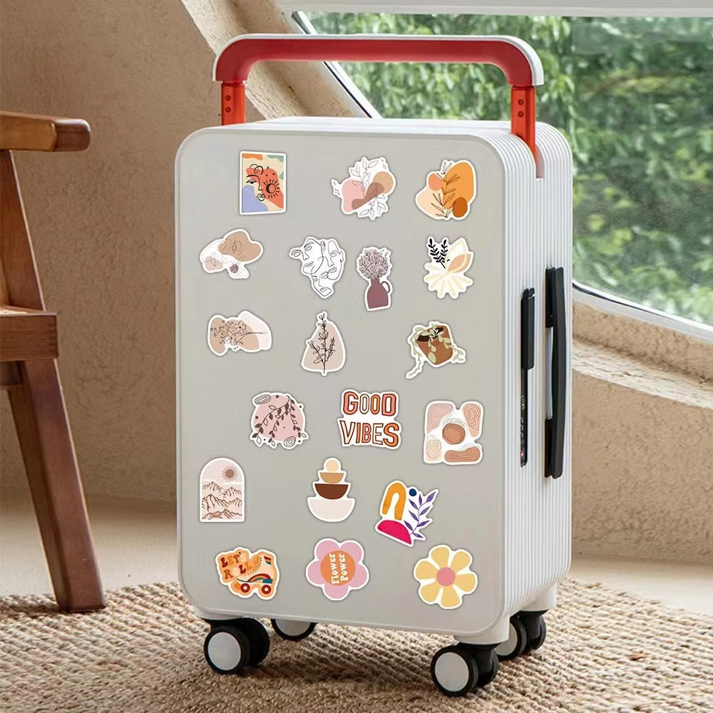 50PCS Cute Cartoon Bulldog Animal Doodle Stickers Perfect for Skateboards, Bags, Water Bottles, Helmets Creative Desktop Decor Decals