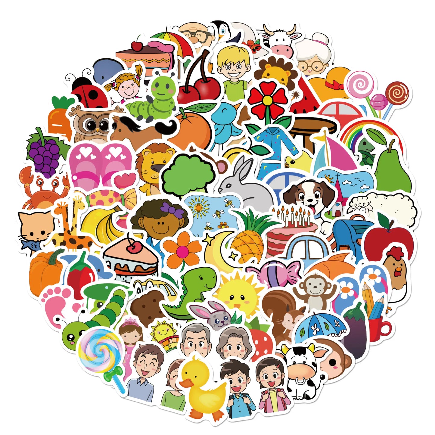 50PCS New Popular Personality Learning Sticker Pack Skateboard Guitar Decoration DIY Laptop New Waterproof Decal