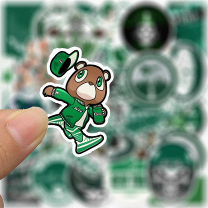50PCS    NYAmerican Rugby Cute Graffiti Exquisite Stickers Refrigerator Luggage Skateboard Notebook Stickers
