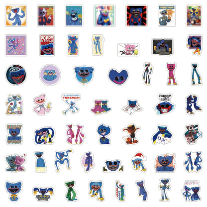 100PCS Cartoon Bobby's Playtime Doodle Stickers Personalised Fashion Creative Trend DIY Exquisite Decoration Decals Toys Bicycle Skateboards Cars Helmets Laptops Popular Stickers