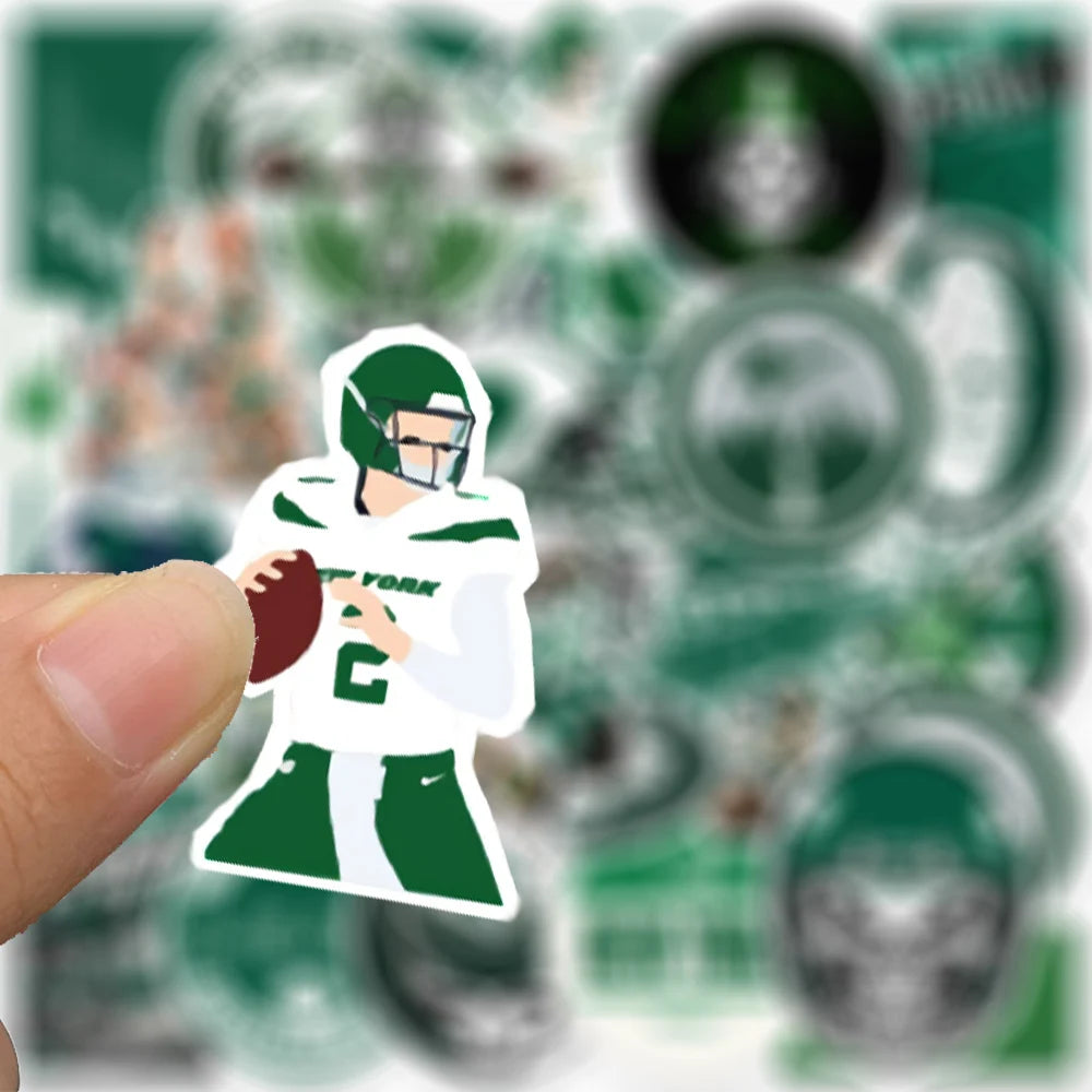 50PCS    NYAmerican Rugby Cute Graffiti Exquisite Stickers Refrigerator Luggage Skateboard Notebook Stickers
