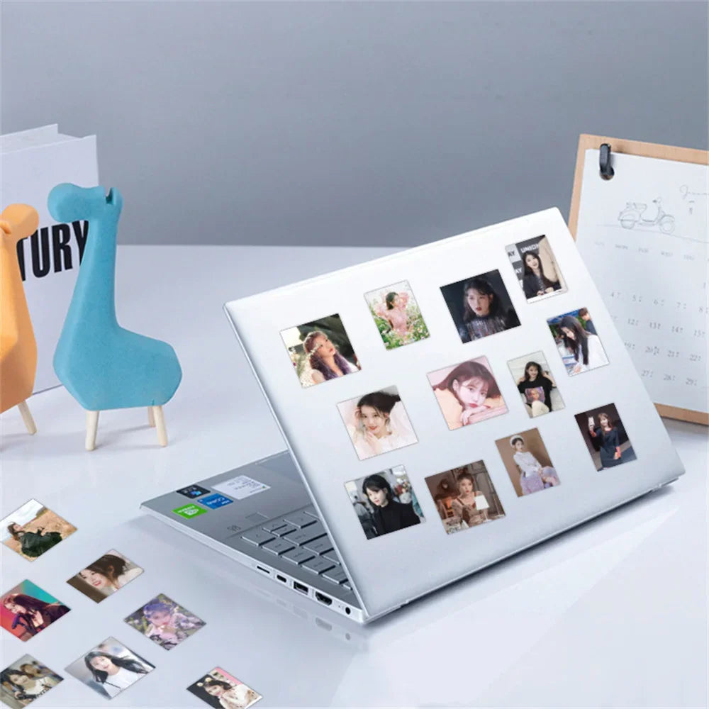 50pcs Hot Kpop Female Singer Iu Stickers For Luggage Laptop Ipad Guitar Skateboard Notebook Stickers