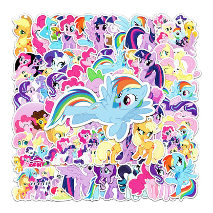 50PCS Rainbow Unicorn Stickers - Magical Fantasy Decals for Laptops, Water Bottles, Planners & Birthday Party Favors