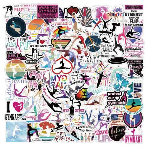 100PCS Kinesthetic Geometry Stickers - Anatomical Poetics Decals for Body Schema Maps, Movement Linguistics & Corporeal Consciousness Journals