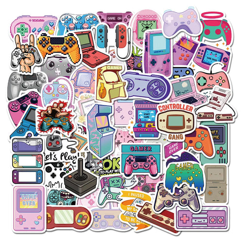 60PCS cartoon handle graffiti stickers, personalized, fashionable and creative DIY trend decorative exquisite stickers, toys, refrigerators, mugs, helmets, guitars, popular stickers