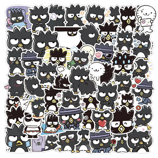 50pcs Cartoon Cool Penguin Graffiti Cute Animal Stickers Toys Luggage Laptop Ipad Phone Case Stickers
