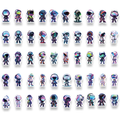 51PCS Cute Automaton Stickers - Post-Human Affection Decals for Algorithmic Intimacy Journals, Machine Sentiment Maps & Robotic Uncanny Valley Navigation